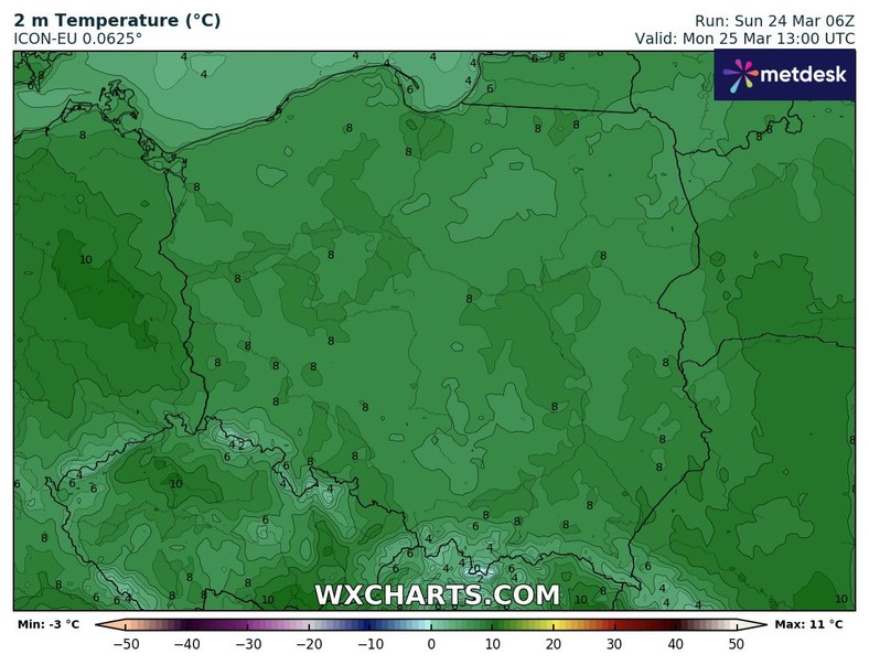 Temperatura nie przekroczy dziś 10 st. C