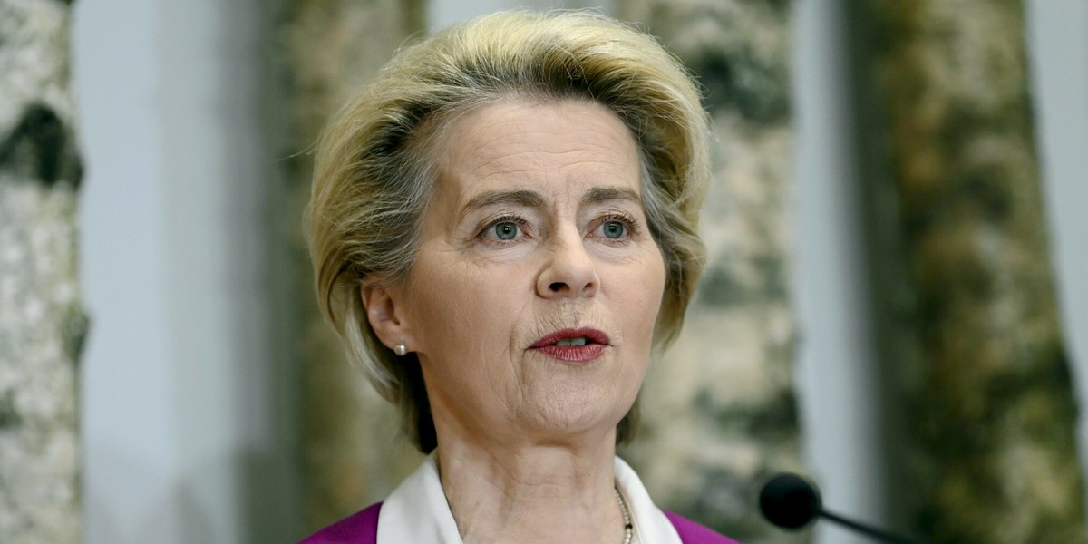 Przewodnicząca Komisji Europejskiej Ursula von der Leyen.