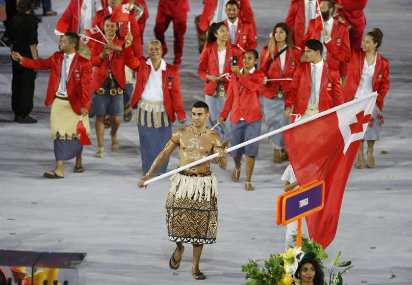 Rio 2016: Pita Taufatofua, chorąży z Tonga, dostaje propozycje matrymonialne