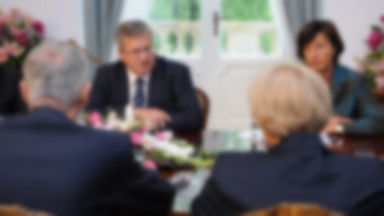 Prezydent Komorowski spotkał się z Platinim
