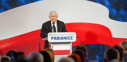 Partia polska lub niemiecka. Kaczyński w Pabianicach mówił, na kogo będą głosować Polacy