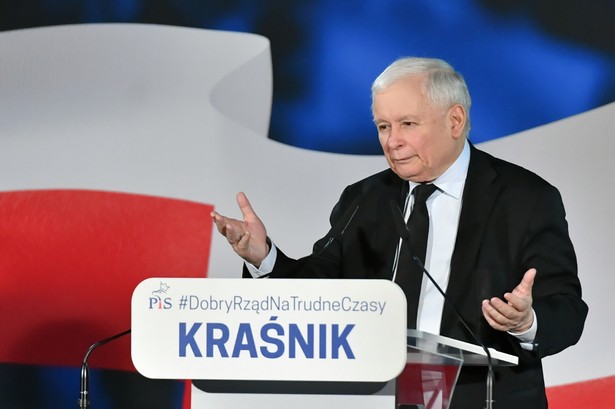 Prezes PiS Jarosław Kaczyński