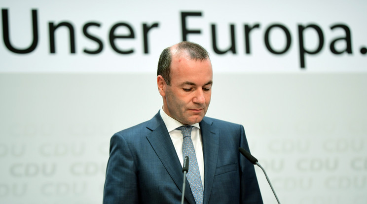 Manfred Weber, az Európai Néppárt európai parlamenti frakcióvezetője és csúcsjelöltje / Fotó: MTI EPA Clemens Bilan