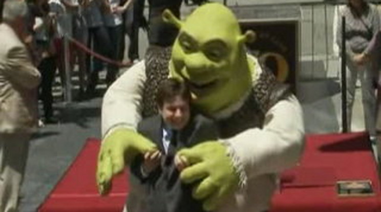 Hollywoodi csillagot kapott Shrek– videó