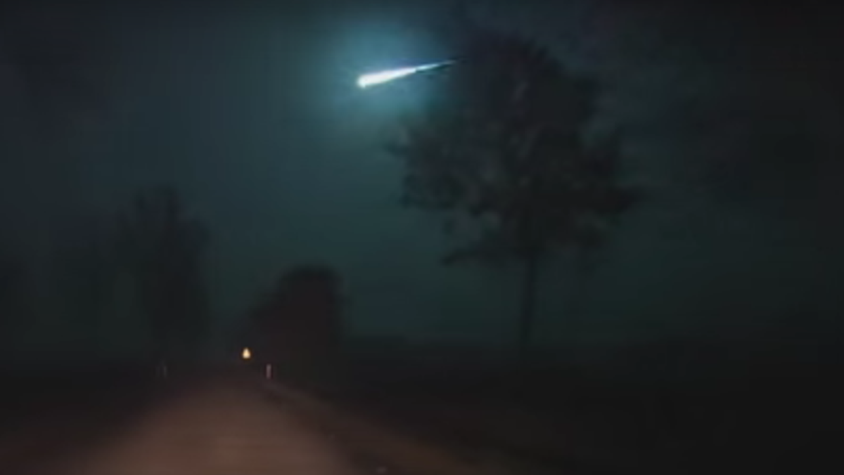 meteoryt nad Polską 