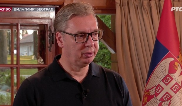 Aleksandar Vučić na Dnevniku