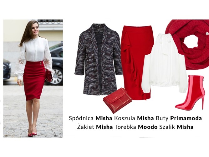 STYLIZACJE z czerwienią