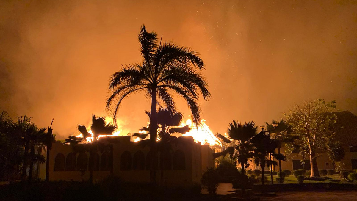 Pożar hotelu na Zanzibarze