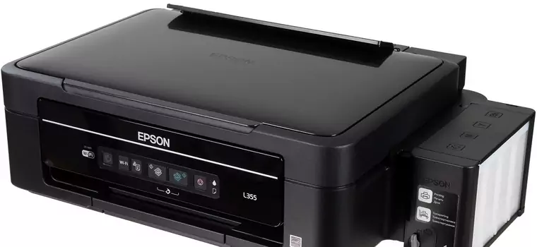 Epson L355 - wydajne i ekonomiczne drukowanie dzięki zintegrowanemu systemowi atramentowemu