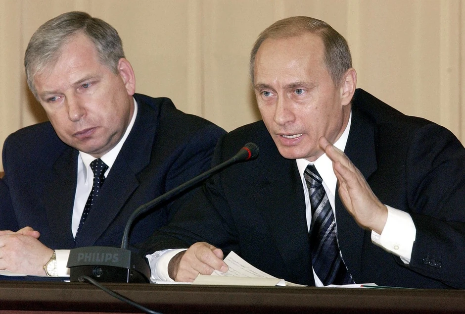 Viktor Čerkezov i Vladimir Putin u Moskvi 2004.