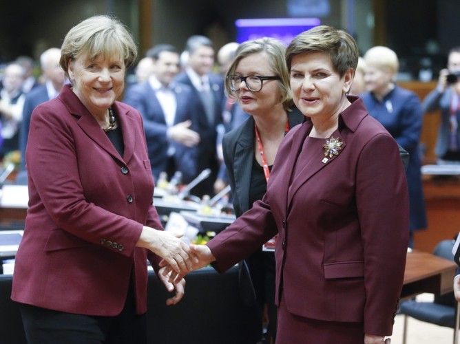 Angela Merkel i Beata Szydło