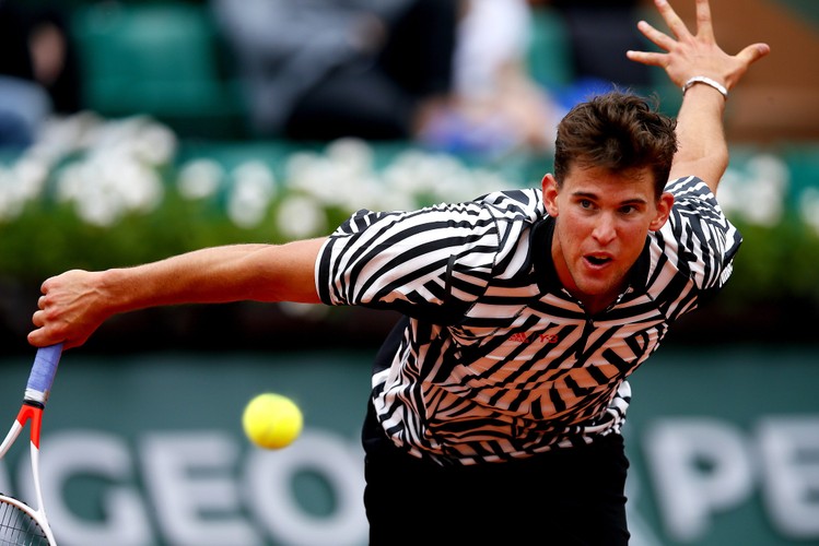 'Zebry' królują na strojach zawodników podczas French Open