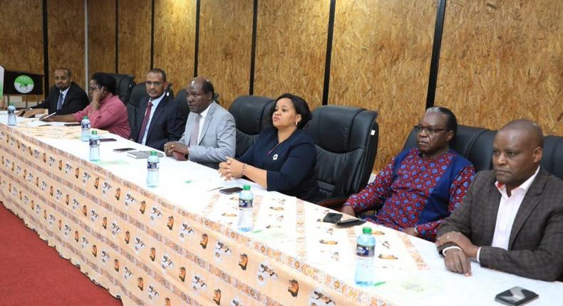IEBC commissioners hold meeting for the first time since IEBC chair Wafula Chebukati announced Presidential results from the General Elections of Kenya