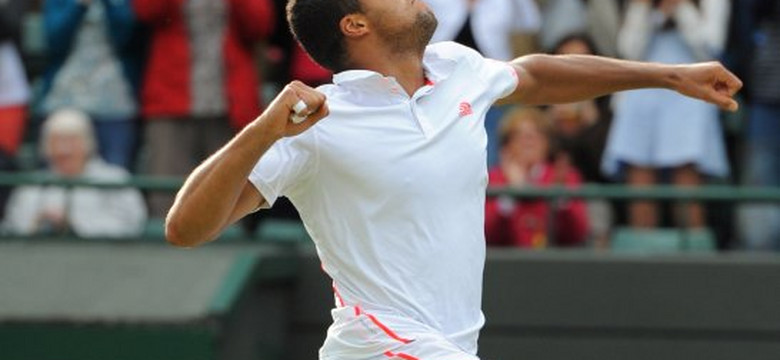 Wimbledon: Jo-Wilfried Tsonga "wskoczył" do półfinału