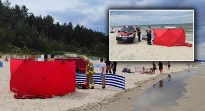 Niósł na rękach nieprzytomną żonę. Na jego rozpacz patrzyła cała plaża. Tragedia w Krynicy