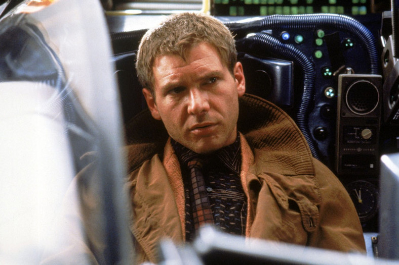Harrison Ford w filmie "Łowca androidów"