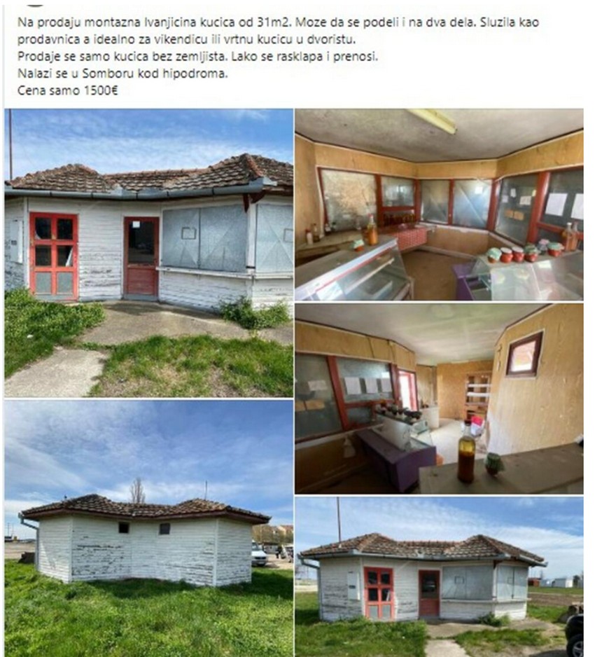 Sombor, kuća za 1500 evra