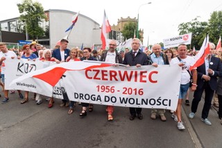 Poznań: Manifestacja KOD w 60. rocznicę Czerwca '56