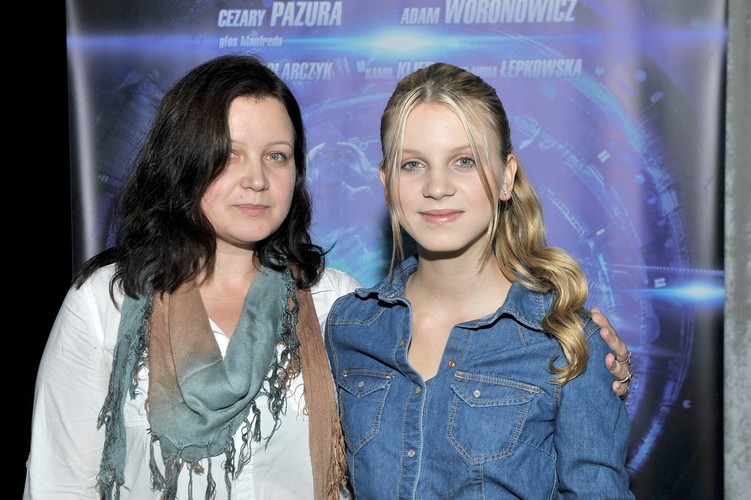 Klaudia Kulawik z mamą
