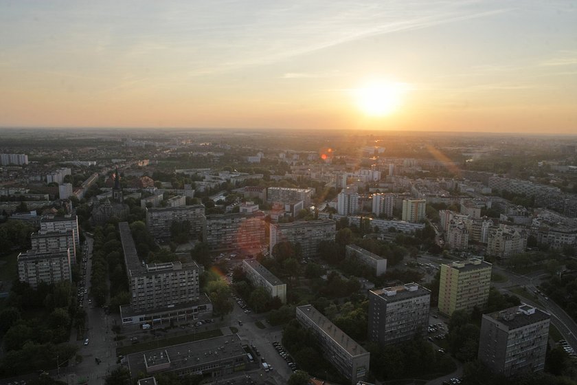 Widok ze Sky Tower