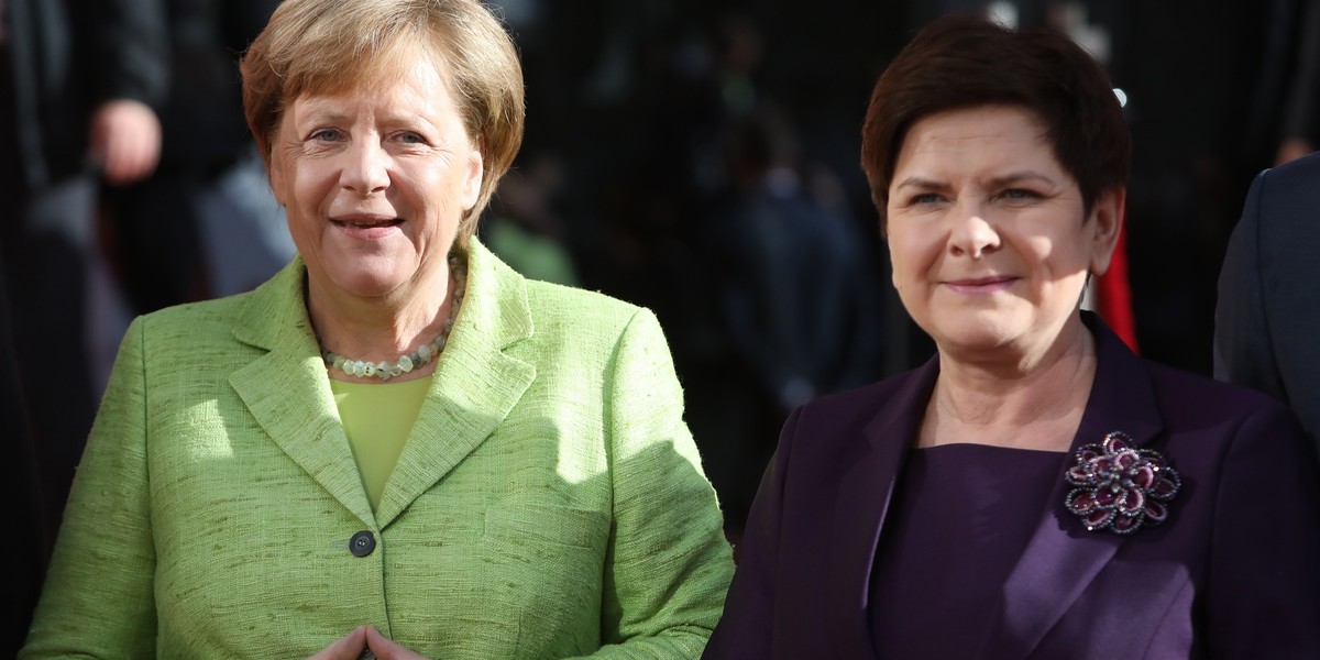 Angela Merkel spotkała się z Beatą Szydło w Hanowerze