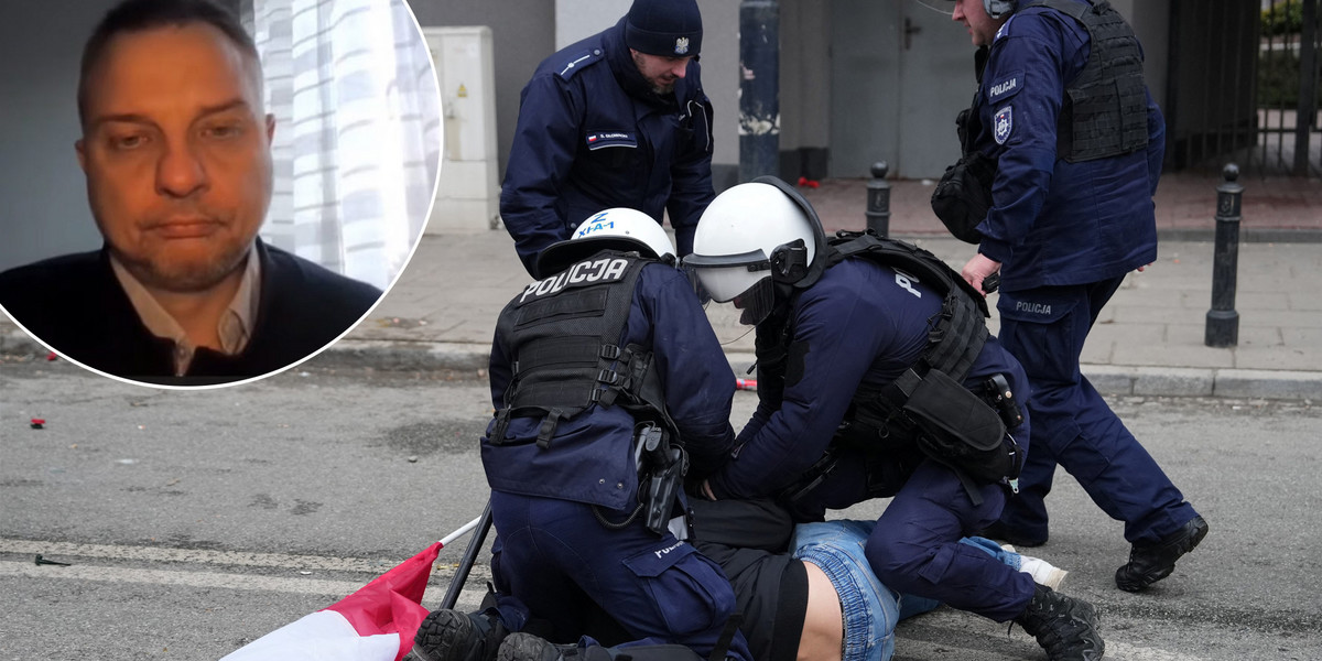 Marcin Samsel ocenił akcję policji na proteście rolników.