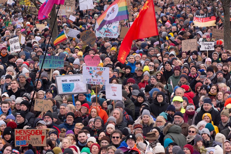 Protesty w Kolonii, 21 stycznia 2024 r.