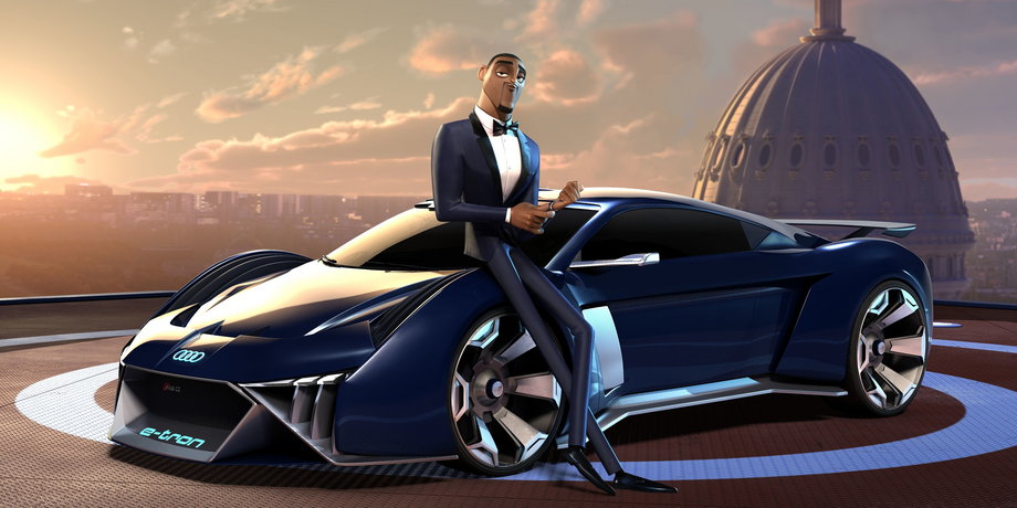 Audi RSQ e-tron to samochód zaprojektowany na potrzeby filmu animowanego "Spies in Disguise" (pol. "Tajni i Fajni"
