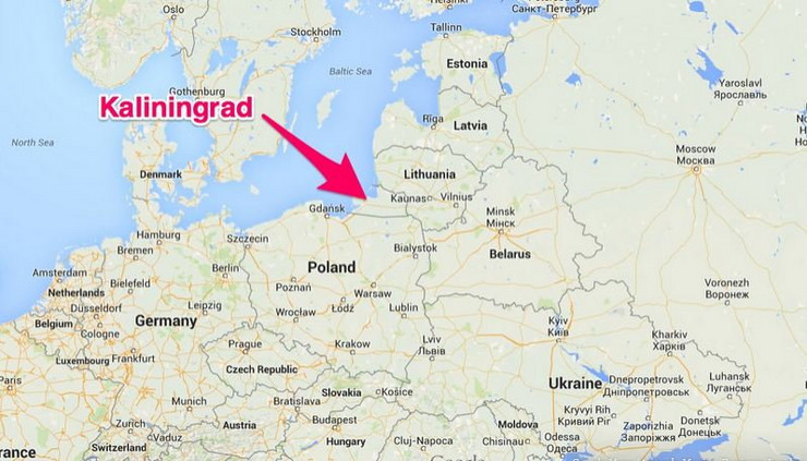 kaliningrad karta PUTINOV TROJANSKI KONJ Ruski grad u srcu NATO saveza kaliningrad karta