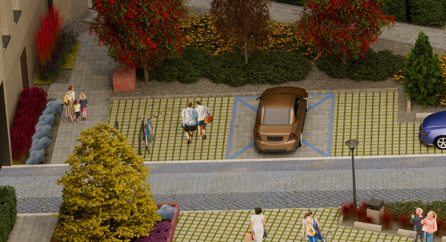 Podwórko się zazieleni, a komunikacja wreszcie nie będzie problematyczna. 