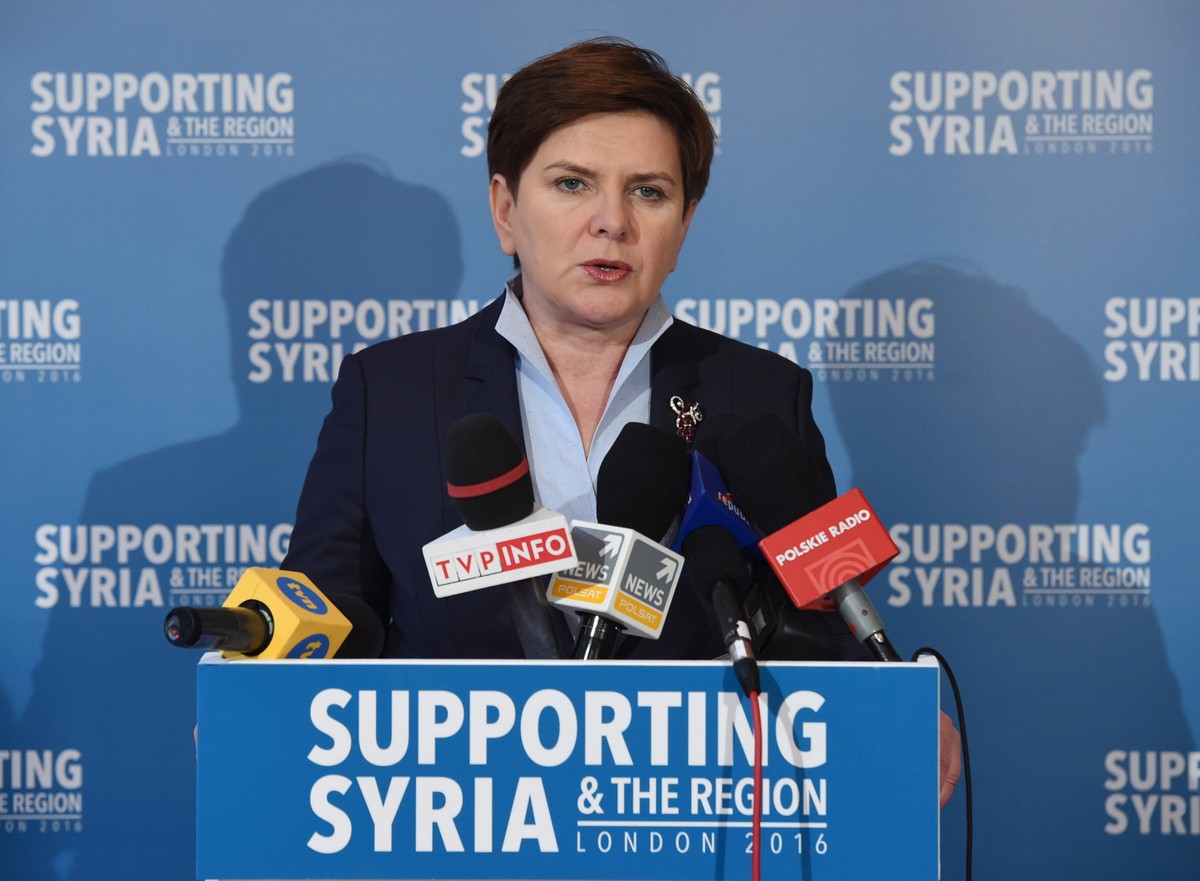 Szydło podczas konferencji "Supporting Syria"