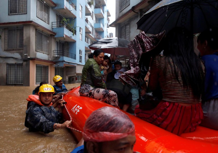 Nepal został dotknięty klęską żywiołową