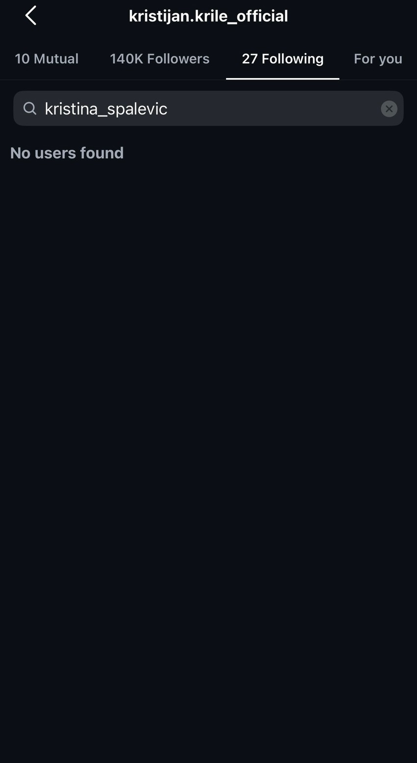 Kristijan i Kristina se otpratili sa Instagrama