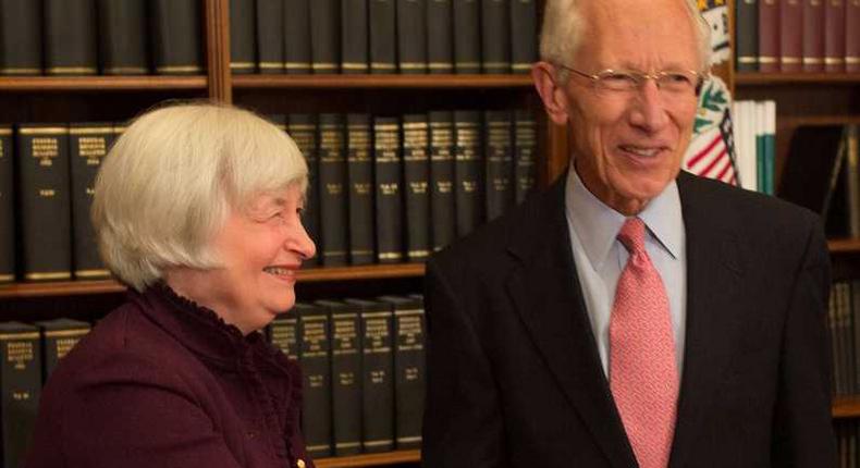 Janet Yellen and Stanley Fischer.