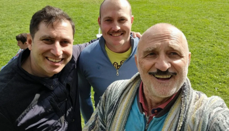 Lazar Ristovski sa sinovima