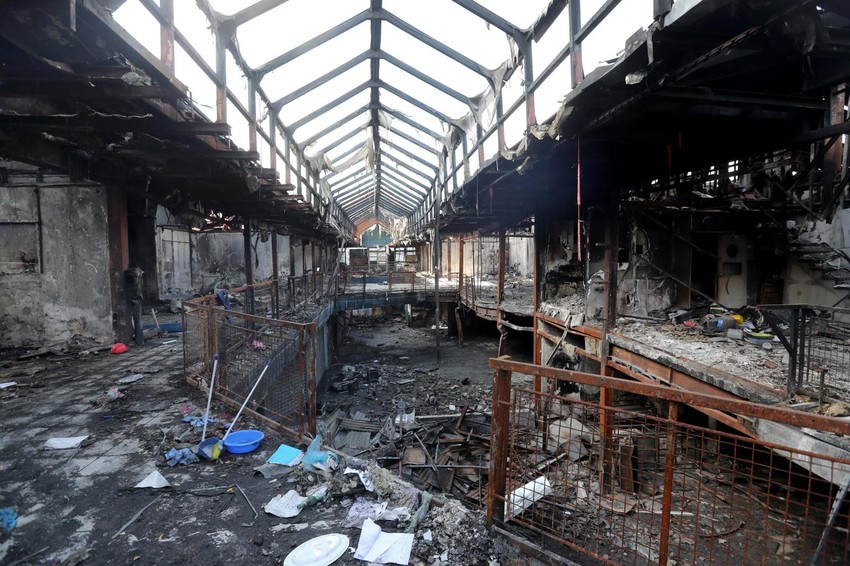 Kineski tržni centar skoro tri meseca nakon požara