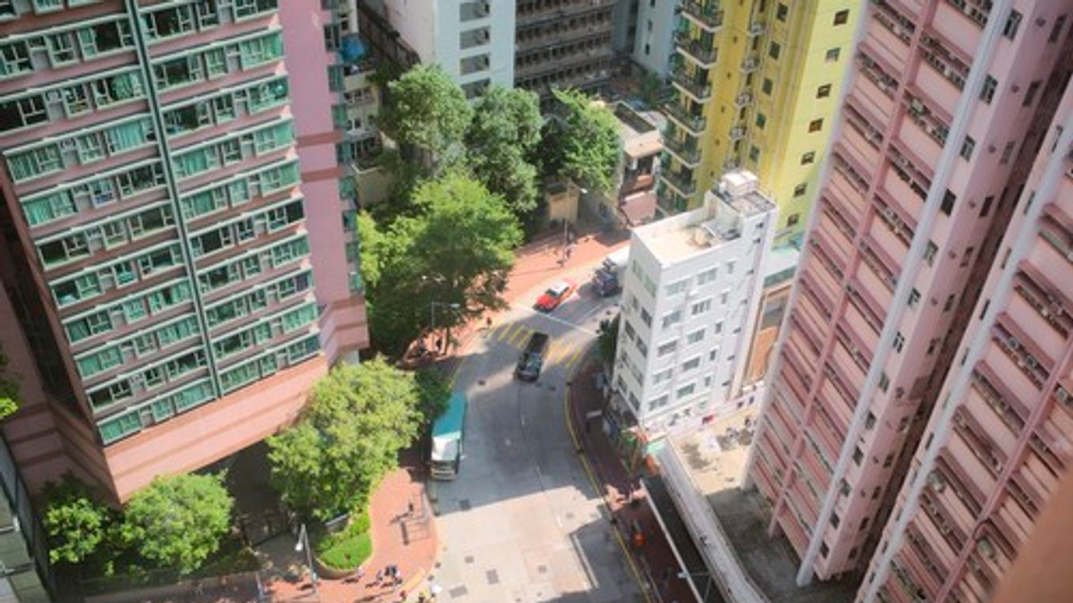 Visoka zgrada, ilustracija