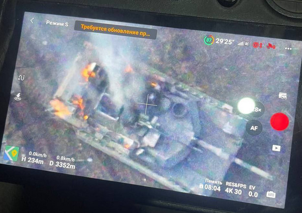 Rosjanie dopadli pierwszy ukraiński czołg M1A1 Abrams