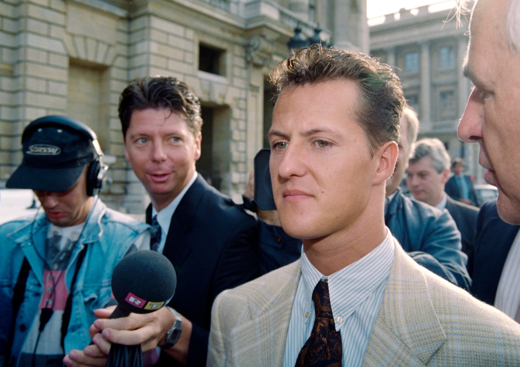 Nemecký pilot Formuly 1 Michael Schumacher.