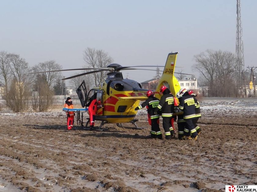 Tragiczny wypadek. Żona zginęła, mąż w ciężkim stanie