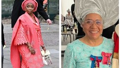 2 Nigerian women stun at the coronation of King Charles III