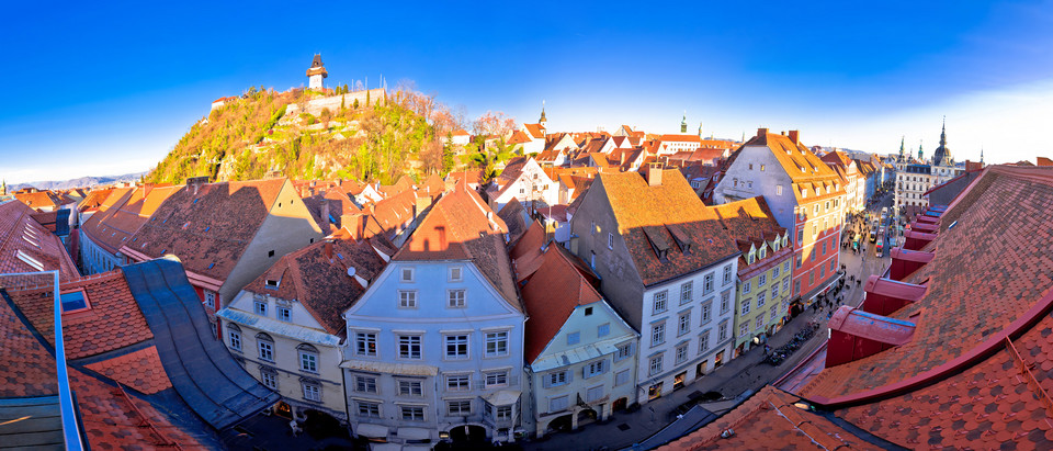 Graz - drugie co do wielkości miasto w Austrii i stolica Styrii