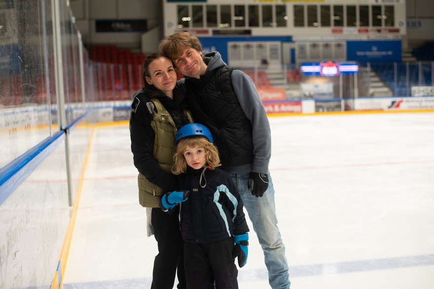 Anna Jurkiewicz wraz z rodziną w Norwegii