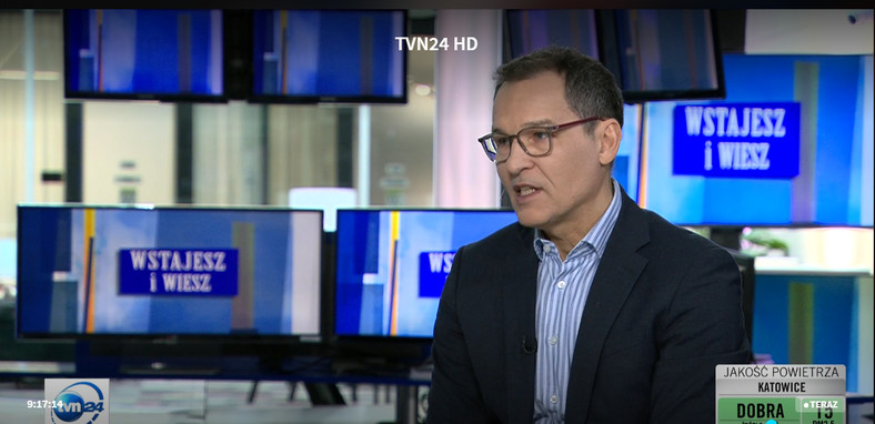 Kadr z TVN24