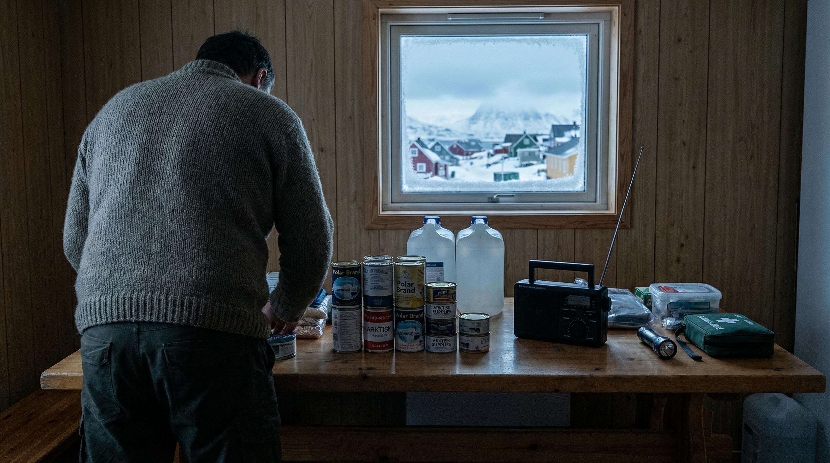 Brochure de crise au Groenland : des armes et des vivres pour cinq jours d'autonomie