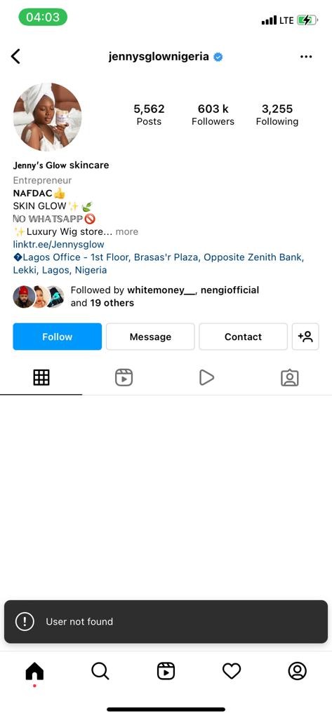 Jenny's Glow blocked me when I asked if medical professionals are involved in making the products
