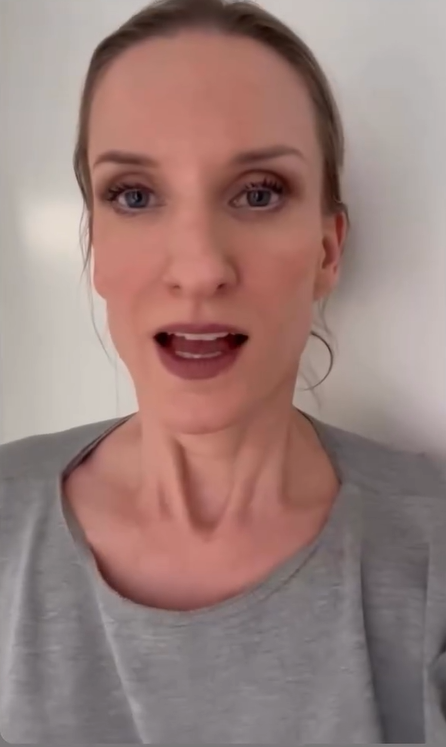 Moderátorka Adela Vinczeová. 