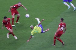 Majstersztyk Richarlisona. Takiego gola na tym mundialu jeszcze nie było [WIDEO]