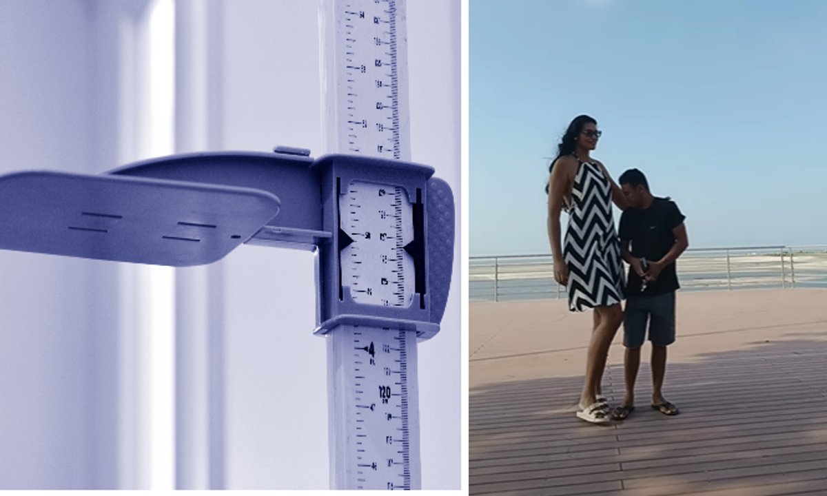 On ma 163, a ona 205 cm. "Kiedy wychodzimy, widzimy, jak ludzie patrzą na nas"