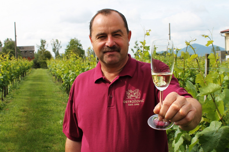 Jaroslav Ostrožovič, właściciel jednej z największych winiarni na Słowacji